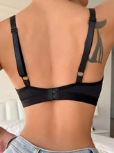 Deep V Sexy Thin Cup Lace Hollow Out Low Cut Bra